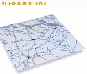 3d view of Uttar Rādhākāntapur