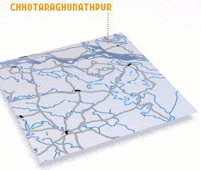 3d view of Chhota Raghunāthpur