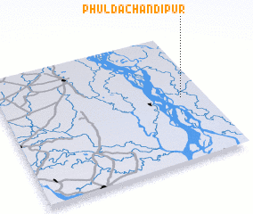 3d view of Phulda Chandipur