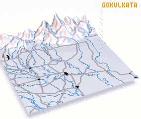 3d view of Gokulkāta