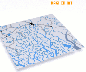 3d view of Bāgherhāt