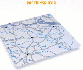 3d view of Paschim Sākcha