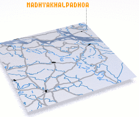 3d view of Madhya Khāl Pādhoa