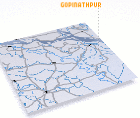 3d view of Gopināthpur