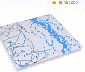 3d view of Mahmūdnagar