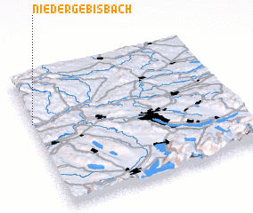 3d view of Niedergebisbach