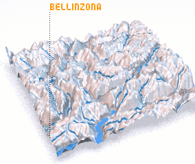 3d view of Bellinzona