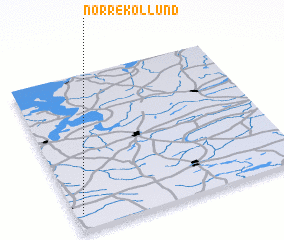 3d view of Nørre Kollund