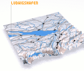 3d view of Ludwigshafen