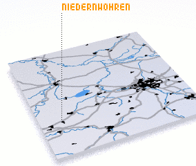 3d view of Niedernwöhren