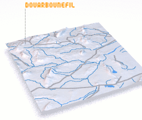 3d view of Douar Bou Nefil