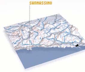 3d view of San Massimo