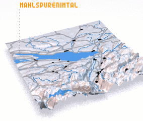 3d view of Mahlspüren im Tal