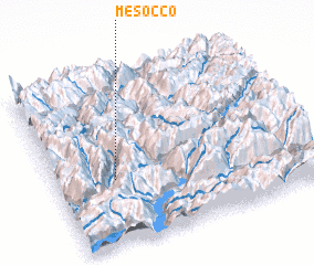 3d view of Mesocco