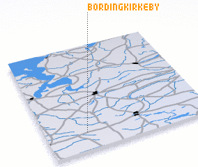 3d view of Bording Kirkeby