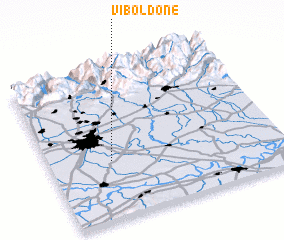 3d view of Viboldone