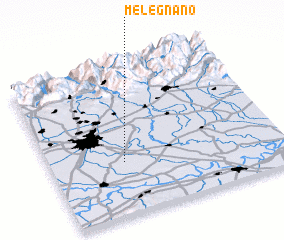 3d view of Melegnano