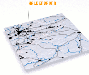 3d view of Wäldenbronn