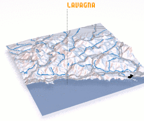 3d view of Lavagna