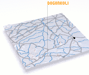 3d view of Dogon Koli