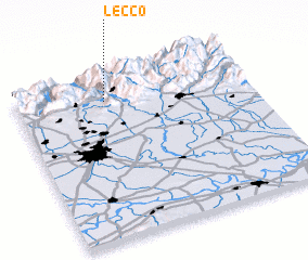 3d view of Lecco