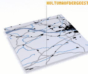 3d view of Holtum auf der Geest