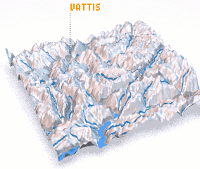 3d view of Vättis