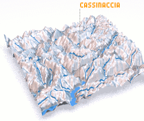 3d view of Cassinaccia