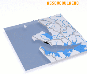 3d view of Assougoula Emo