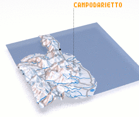 3d view of Campo dʼArietto