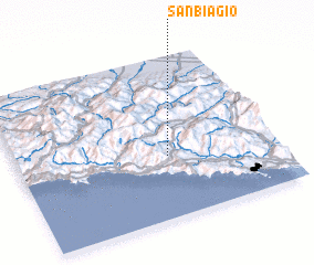 3d view of San Biagio