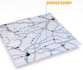 3d view of Gommersdorf