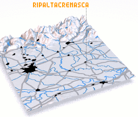 3d view of Ripalta Cremasca