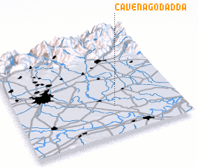 3d view of Cavenago dʼAdda