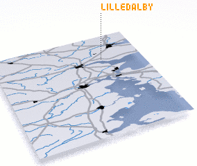 3d view of Lille Dalby