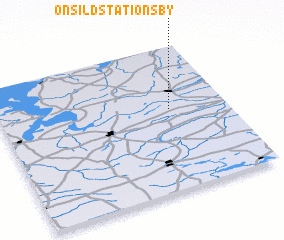 3d view of Onsild Stationsby