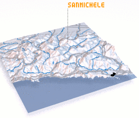 3d view of San Michele