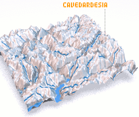 3d view of Cave dʼArdesia