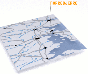 3d view of Nørre Bjerre