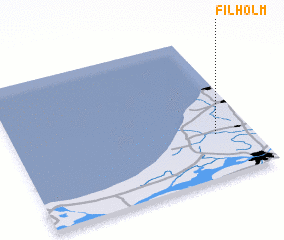 3d view of Filholm