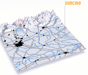 3d view of Soncino