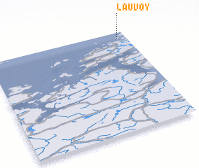 3d view of Lauvøy