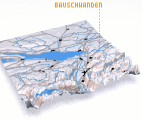 3d view of Bauschwanden