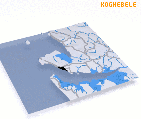 3d view of Kogh-Ebélé