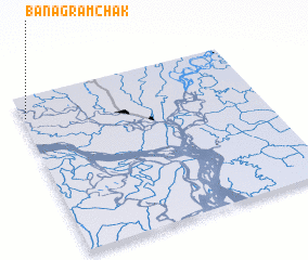 3d view of Banagrām Chak