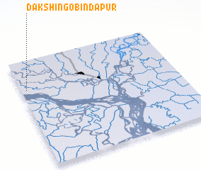 3d view of Dakshin Gobindapur