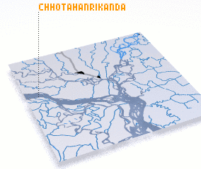 3d view of Chhota Hānrikānda