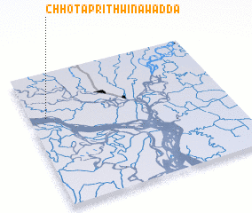 3d view of Chhota Prithwinawādda