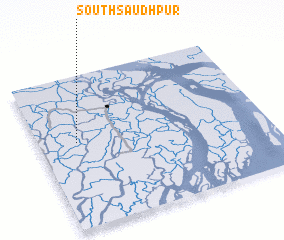 3d view of South Sāudhpur