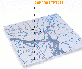 3d view of Parbbater Tāluk